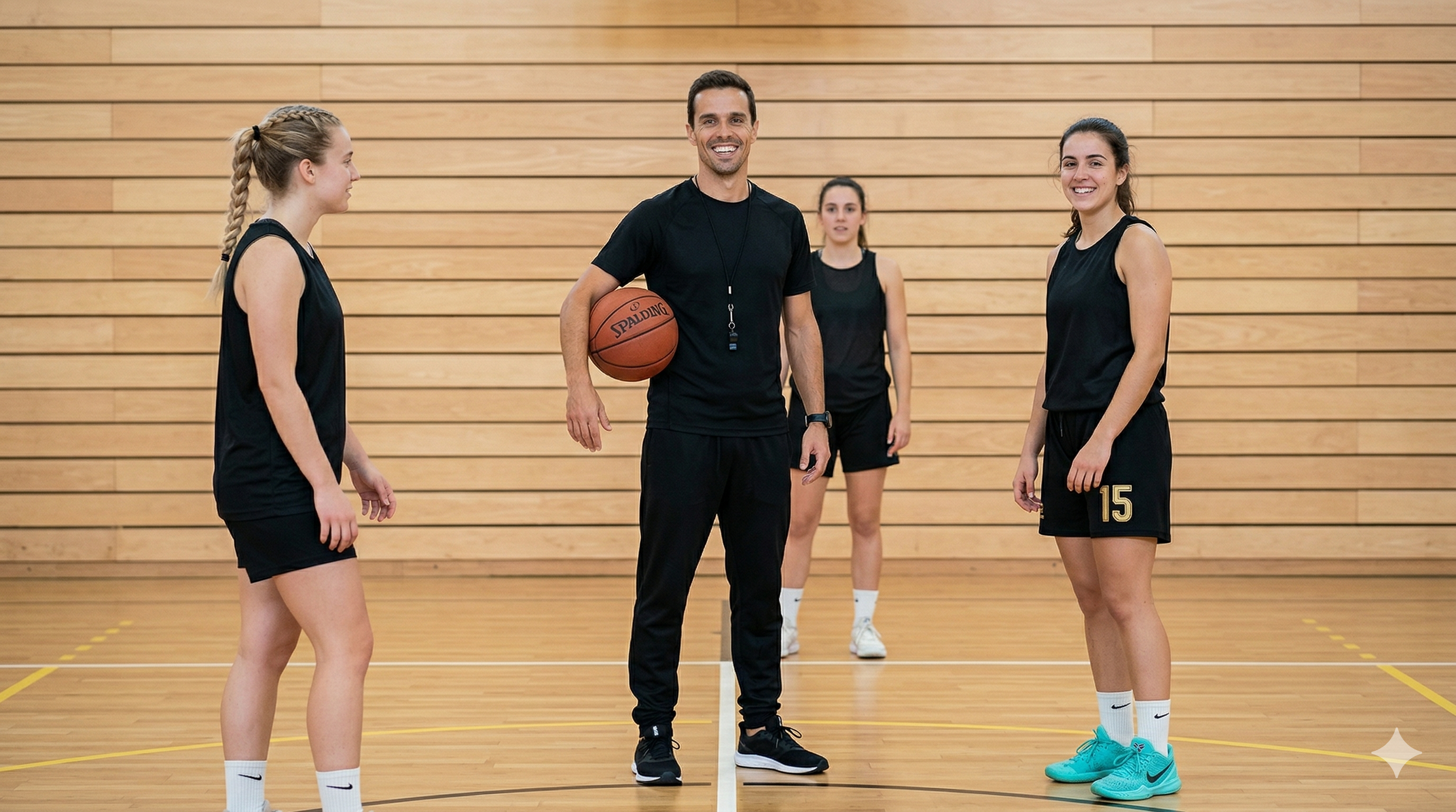 Elite athletes in training